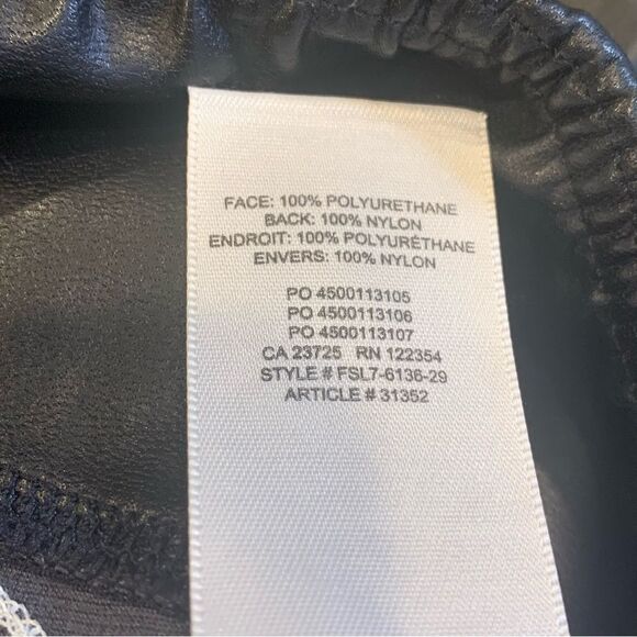 WILFRED FREE Black Daria Vegan  Leather Leggings Size S - Picture 9 of 11